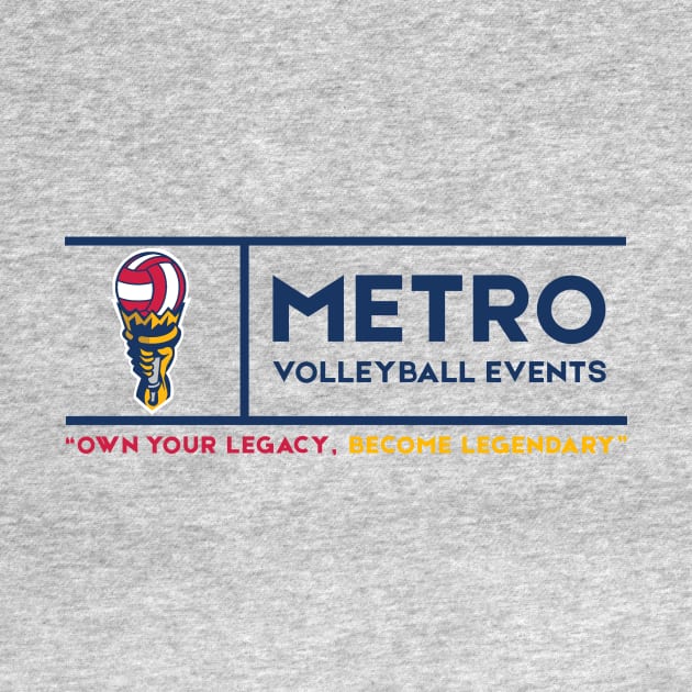 Slogan Logo by metro volleyball events